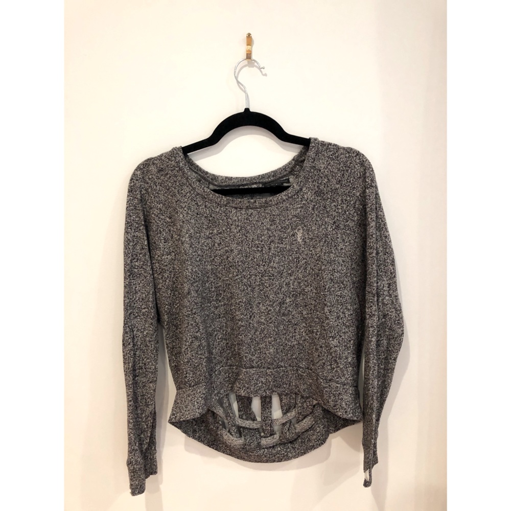 Obey Propaganda sweatshirt with open back detail
